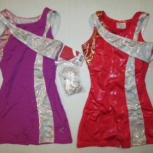 Biketard Girls SC 4-5 Capezio Child Gymnastics Dance Unitard Leotard XS S